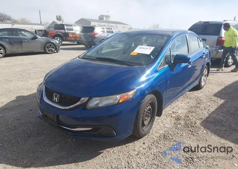 2014 Honda Civic Lx из США, поврежденный, VIN 19XFB2F5XEE035677